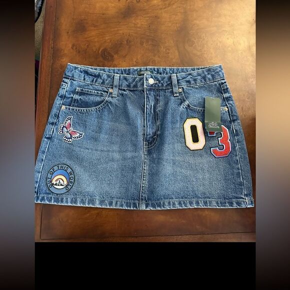 Wild Fable Women's Low Rise Patchwork Mini Skirt Size 8 NWT - Picture 5 of 16